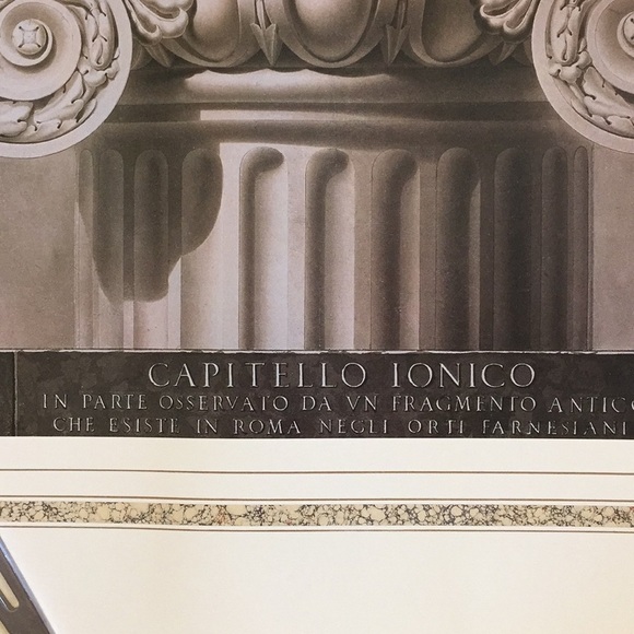 Vintage 90s architecture Poster Roman Ionic Capital 1995/ NWOT​ - Picture 12 of 13